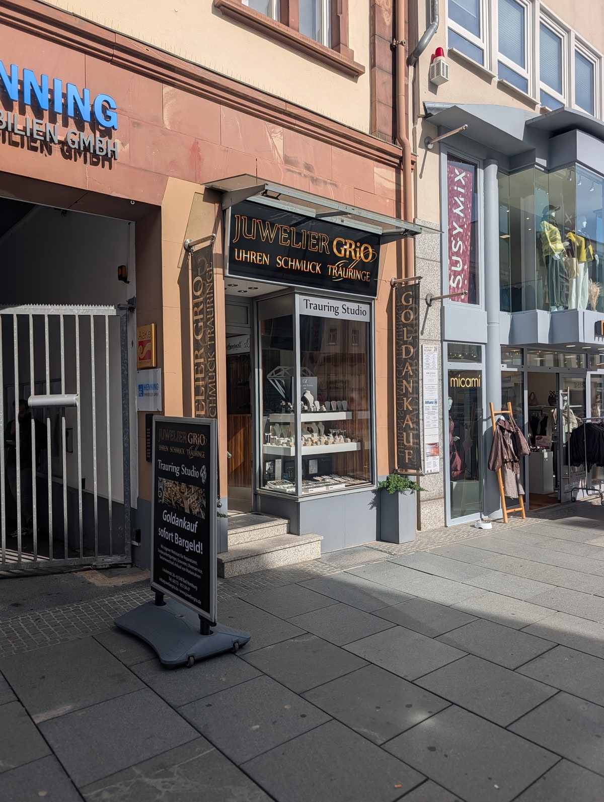 Ladengeschäft von Juwelier Grio in der Louisenstraße 26, Bad Homburg
